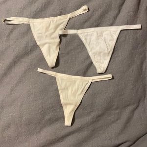 Vintage Victoria’s Secret V String Cotton Bundle